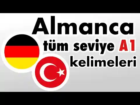 Almanca A1 Kelimeler Almanca A1 Kelimeler